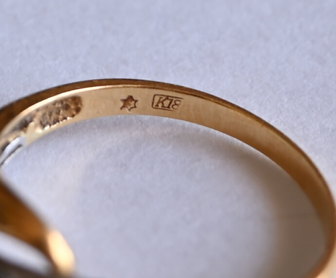 18金の純度を知る刻印の見方